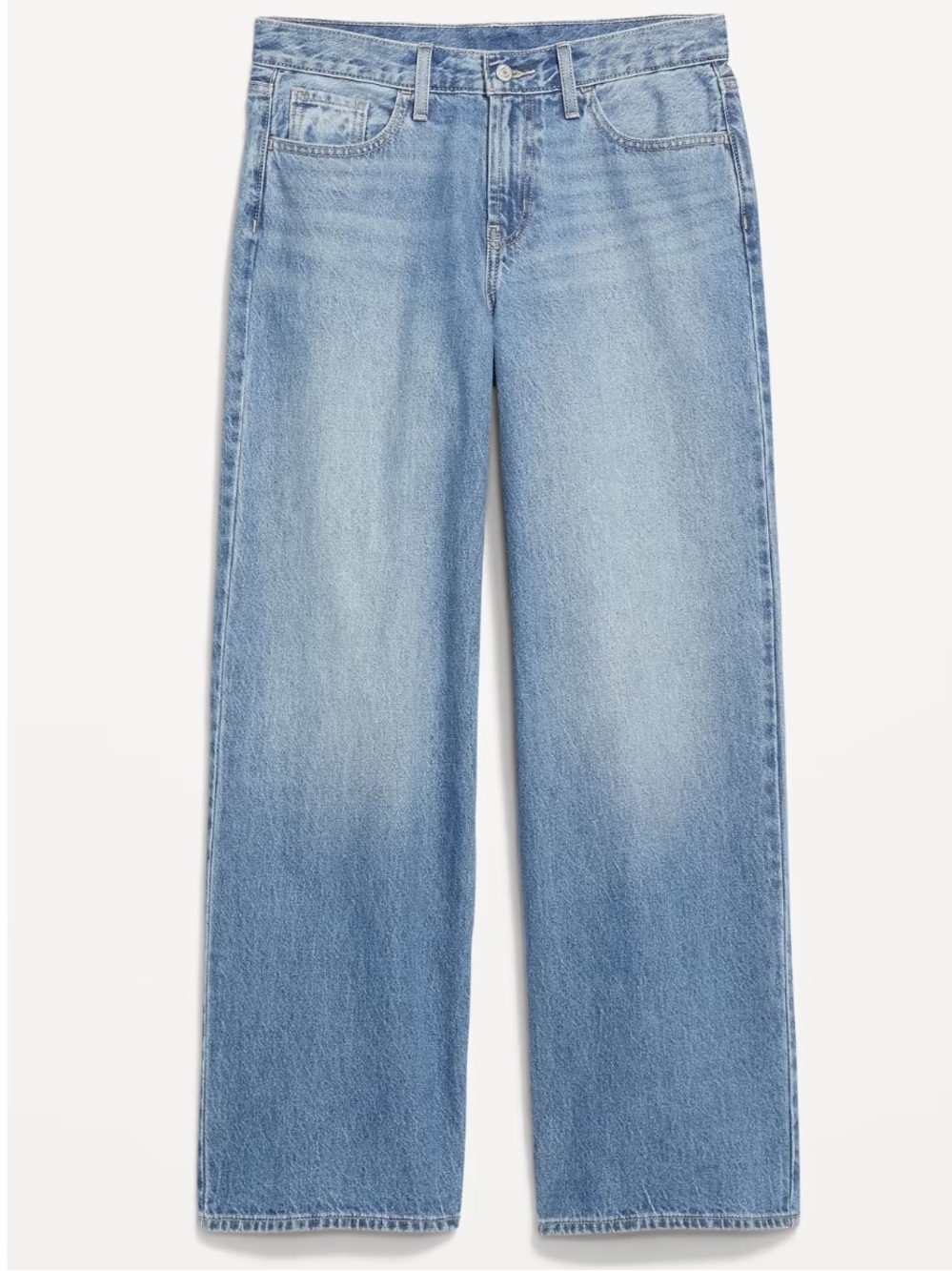 NWT Old Navy Baggy Wide Leg Jeans New 28 W